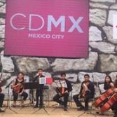 Músicos del ICBC tocan en la CDMX