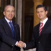 Reunión de Felipe Calderón y EPN