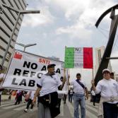 Protestas contra Reforma Laboral