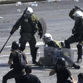 Protestas en Grecia por crisis