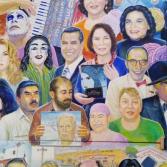La historia de Tijuana es plasmada dentro de un mural el cual retrata su evolución