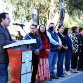 Con unidad para reforzar la seguridad de Tecate realizan pase de revista a José Manuel Márquez