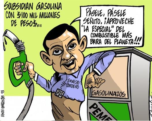 Subsidian gasolina...