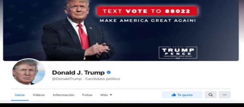Restauran cuentas de Facebook e Instagram a Donald Trump