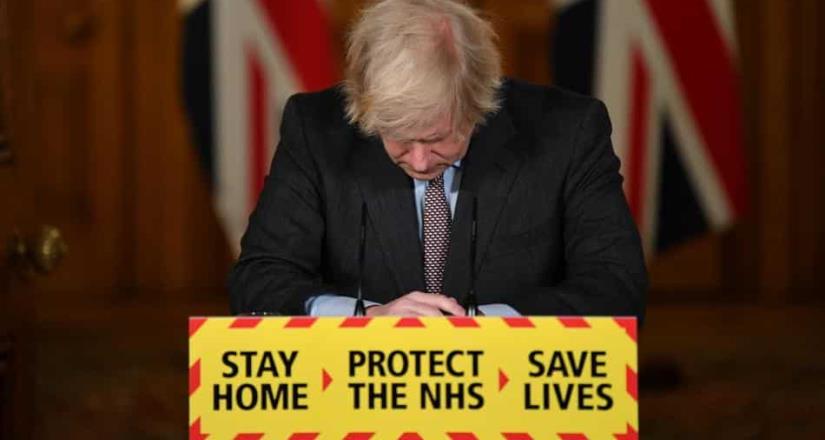 Boris Johnson anuncia 100 mil muertes por Covid-19 en Reino Unido Asumo toda la responsabilidad