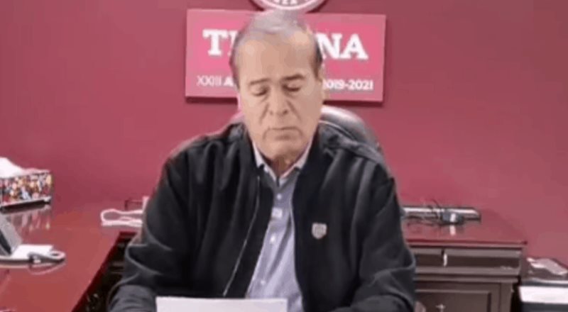 El Presidente Municipal de Tijuana Arturo González Cruz cederá el cargo a mediados de febrero