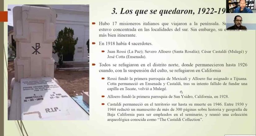La presencia de misioneros italianos en la Baja California entre 1985 y 1918 fue analizada en Cecut