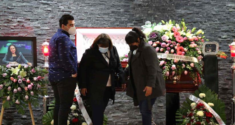 Funeral de la periodista Lourdes Maldonado