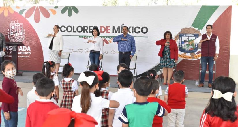 Celebran "Colores de México" en el Jardín de Niños Oscar Wilde